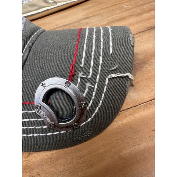 Red Stripe Clothing Cool Since 1928 Vtg Hat Cap Adjustable-With Bottle Opener - Picture 3 of 5